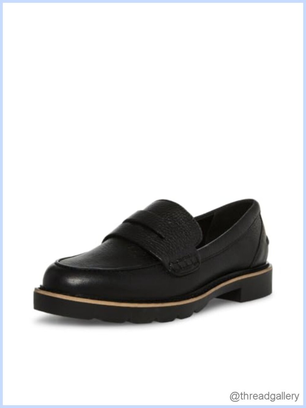 Waterproof Leather Loafers Slip Resistant Almond Toe
